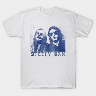 Steely Dan /\/\ Retro Faded Style Design T-Shirt